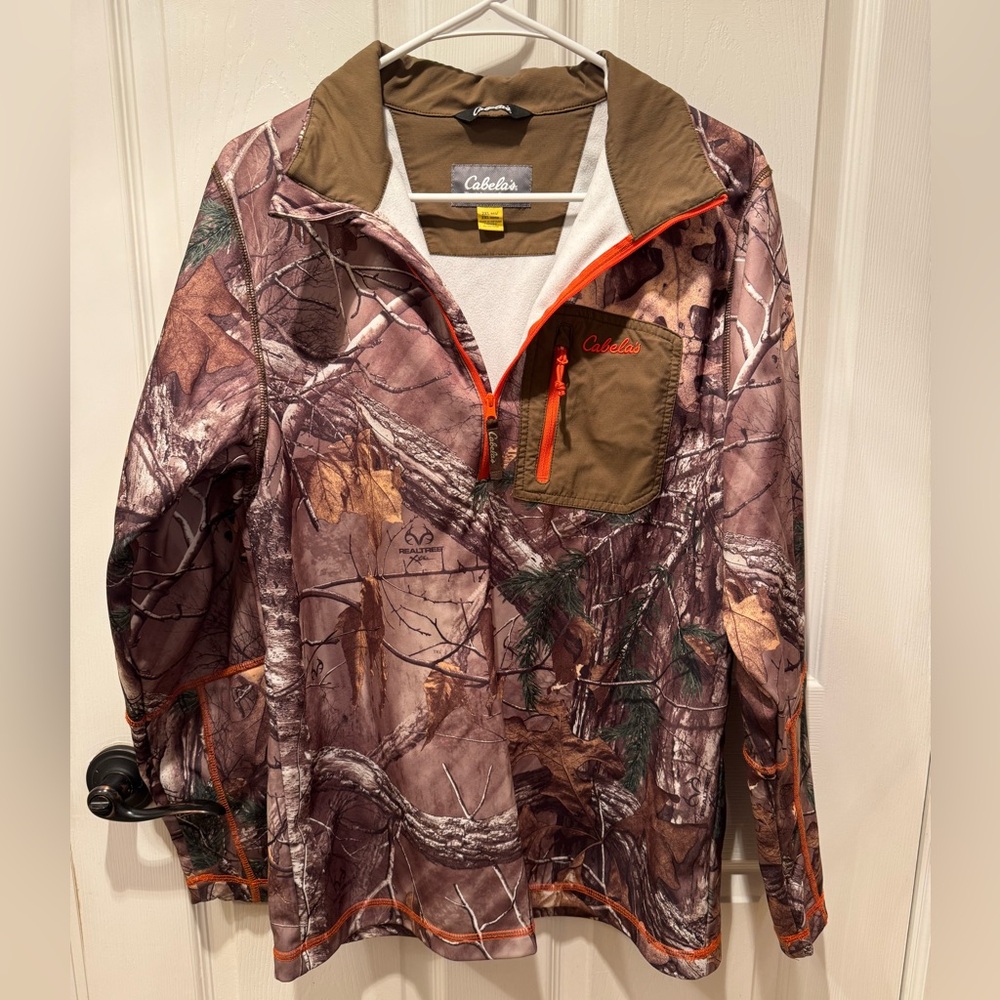 Cabela’s x RealTree Camo Quarter Zip |‎ Youth XXL